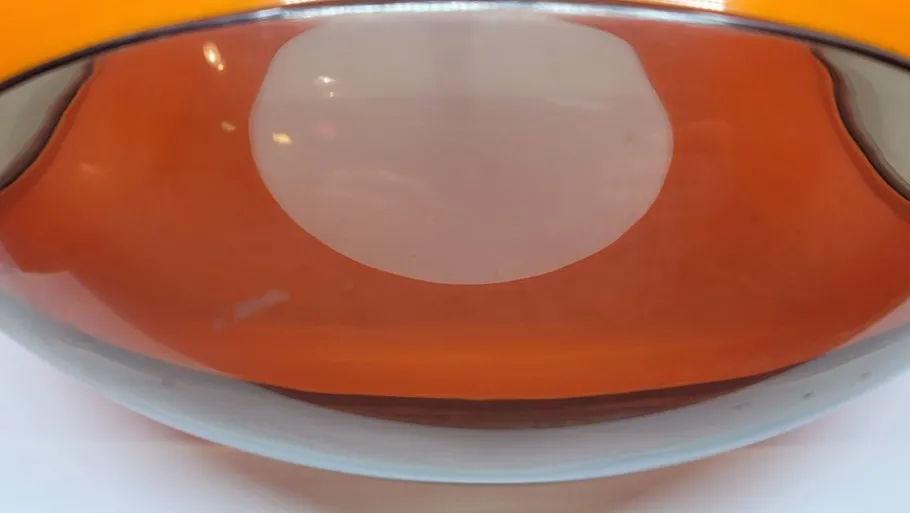 Online Pamono Space Age Orange Acrylic Glass UFO Lamp attributed to Luigi Colani, 1970s