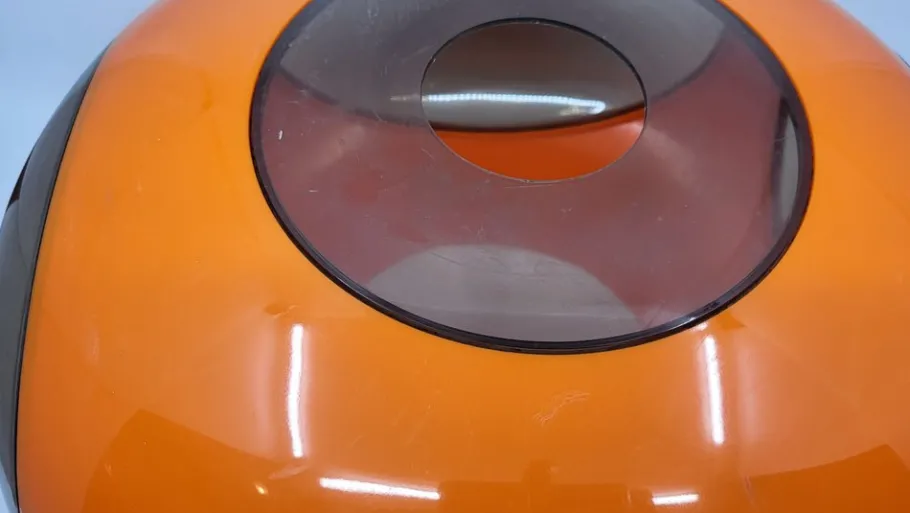 Online Pamono Space Age Orange Acrylic Glass UFO Lamp attributed to Luigi Colani, 1970s