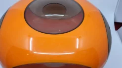 Online Pamono Space Age Orange Acrylic Glass UFO Lamp attributed to Luigi Colani, 1970s