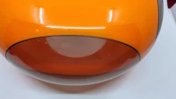Online Pamono Space Age Orange Acrylic Glass UFO Lamp attributed to Luigi Colani, 1970s