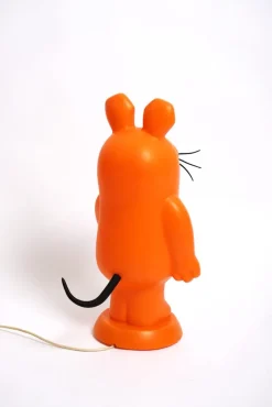 Hot Pamono Space Age Orange Plastic Mouse Table or Floor Lamp, Germany, 1970s