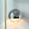 Best Pamono Space Age Pendant Lamp in Half-Mirrored Acrylic, 1970s