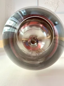 Best Pamono Space Age Pendant Lamp in Half-Mirrored Acrylic, 1970s