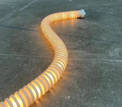 Online Pamono Space Age Postmodern Model Boalum Snake Floor Lamp by Livio Castiglioni and Gianfranco Frattini for Artemide, 1970s