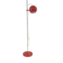 Clearance Pamono Space Age Red Floor Lamp, Germany, 1960s