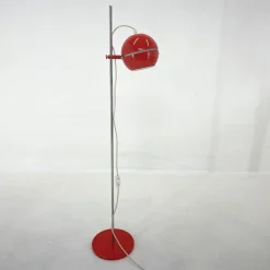 Clearance Pamono Space Age Red Floor Lamp, Germany, 1960s