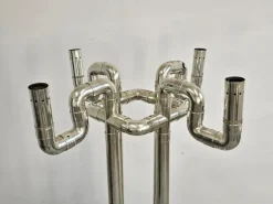 Clearance Pamono Space Age Sculptural Rombo Floor Lamp attributed to Gaetano Missaglia, 1960s