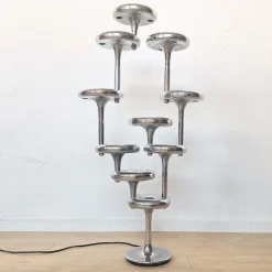 Clearance Pamono Space Age System 2000 Floor Lamp by Fritz Nagel, 1960s