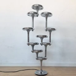 Clearance Pamono Space Age System 2000 Floor Lamp by Fritz Nagel, 1960s