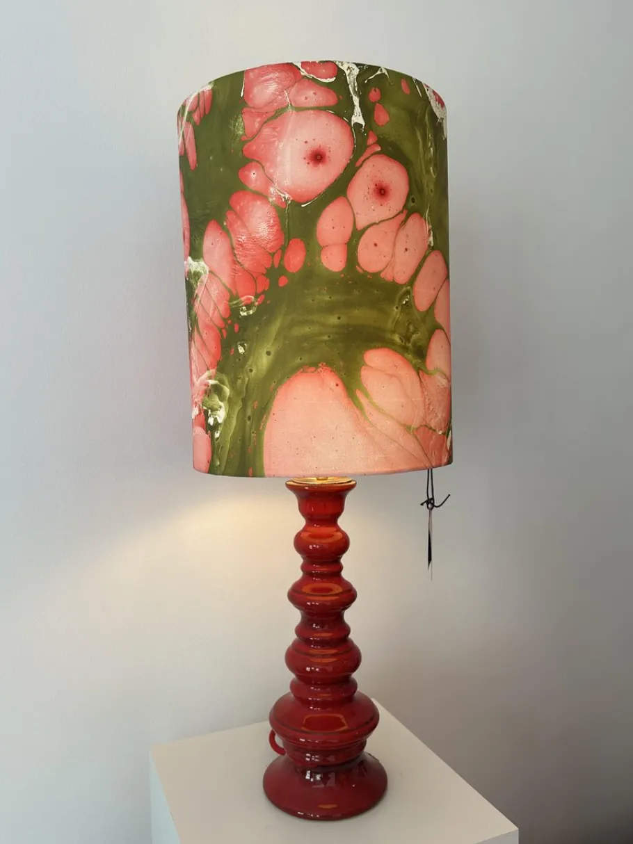 Online Pamono Space Age Tall Fat Lava Floor Lamp in Pagoda Shape, West Germany, 1960s