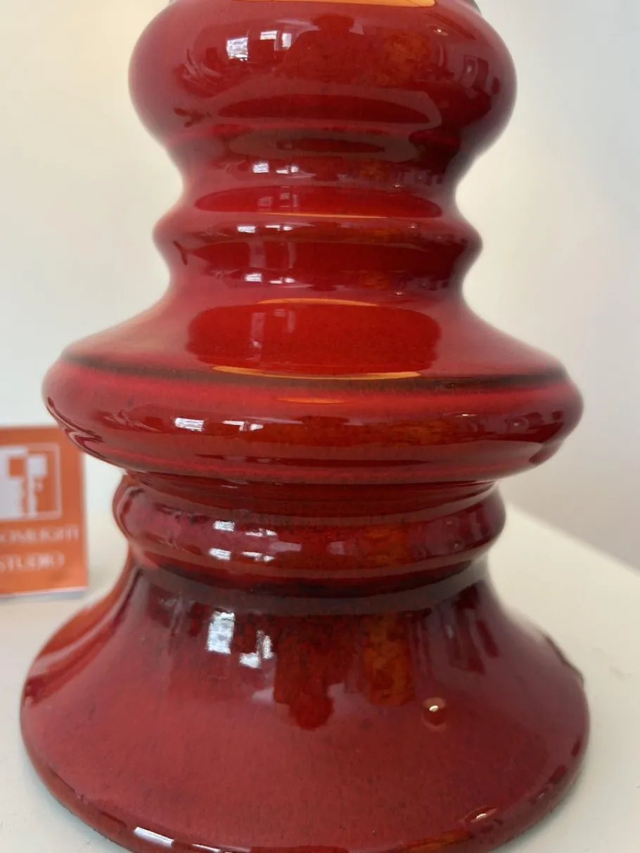 Online Pamono Space Age Tall Fat Lava Floor Lamp in Pagoda Shape, West Germany, 1960s