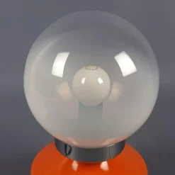 Best Pamono Space Age UFO Table Lamp in Metal and Murano Glass, 1970s