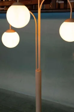 Hot Pamono Space Age Waterfall Floor Lamp in White