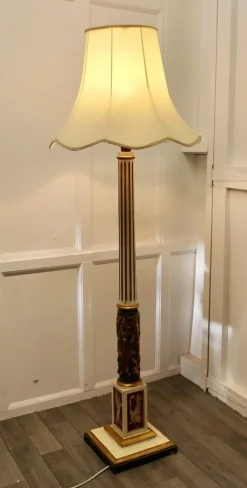 Sale Pamono Spanish Folk Art Floor Standing Standard Lamp, 1920s