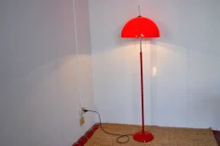 New Pamono Spanish Height-Adjustable Mushroom Floor Lamp, 1970s