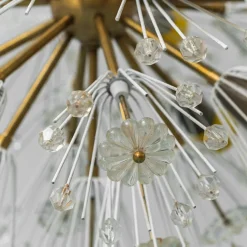 Sale Pamono Sputnik Flocon 12-Light Chandelier, 1960s