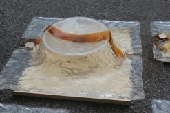 Sale Pamono Square Murano Glass Sconces by Toni Zuccheri for Venini, 1960s, Set of 4