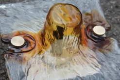 Sale Pamono Square Murano Glass Sconces by Toni Zuccheri for Venini, 1960s, Set of 4