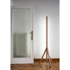 Hot Pamono Stecco Floor Lamp in Aluminum and Vegetable Tanned Leather by Oscar Maschera