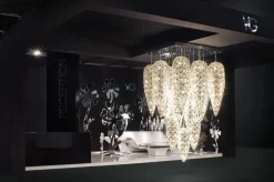 Best Pamono Steel & Crystal Sensation Arabesque Light Fall Ceiling Chandelier with 17 Lamps from VGnewtrend