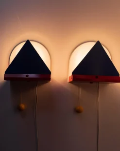 Sale Pamono Stoja Wall Lamp by Ettore Sottsass for Ikea, 1980s, Set of 2