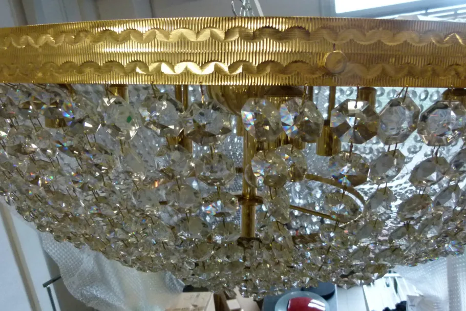 Sale Pamono Swarovski Chandelier, 1980s
