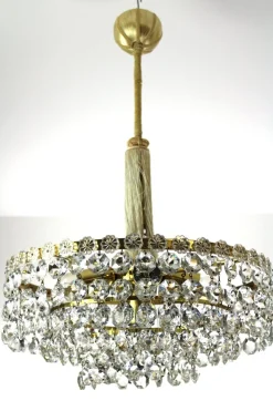 Sale Pamono Swarovski Crystal Chandelier, 1960s