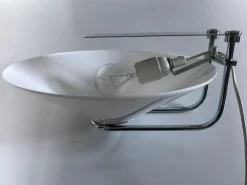 Sale Pamono Swedish Acrylic and Chrome Wall Sconces by Nafa, 1970s, Set of 2