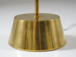 Outlet Pamono Swedish Floor Lamp in Brass and Teak by Stilarmatur Boréns, 1960s