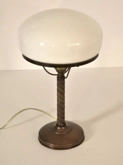 Best Pamono Swedish Grace Copper Table Lamp by Harald Notini for Böhlmarks Lampfabrik Stockholm