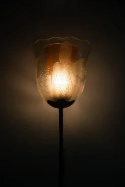 Online Pamono Swedish Model G4 Floor Lamp by Bo Notini for Glössner & Co., 1940s