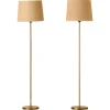 New Pamono Swedish Modern Floor Lamps attributed to Nordiska Kompaniet, 1950s, Set of 2