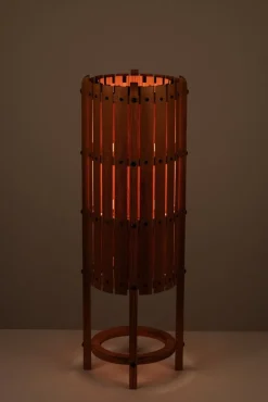 Outlet Pamono Swedish Modern Pine Floor Lamp by Axel Einar Hjorth, 1960s