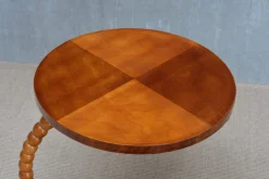 Outlet Pamono Swedish Modern Sculptural Floor Lamp with Table & Turned Orb Arm, Late 1930s