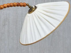 Outlet Pamono Swedish Modern Sculptural Floor Lamp with Table & Turned Orb Arm, Late 1930s