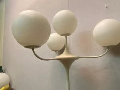 Outlet Pamono Swiss White Atomic Floor Lamp by E.R. Nele & Bill for Temde, 1960s