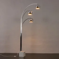 Online Pamono Swivelling Floor Lamp with Carrara Marble Base by Goffredo Reggiani, Italy, 1970s