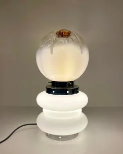 Best Pamono Table Lamp attributed to Mazzega, 1970s