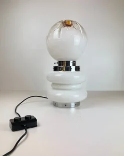 Best Pamono Table Lamp attributed to Mazzega, 1970s