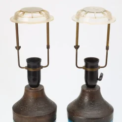 Sale Pamono Table Lamps by Aldo Londi for Bitossi, 1960, Set of 2