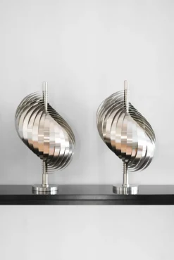 Sale Pamono Table Lamps by Henri Mathieu 1970, Set of 2