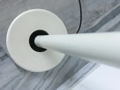 New Pamono Targetti Cream Floor Lamp, 1980