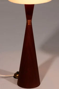 New Pamono Teak Floor Lamp with Fabric Shade from Parker Knoll, 1960s