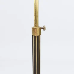 New Pamono Telescopic Floor Lamp with Fluted Stem, 1950s