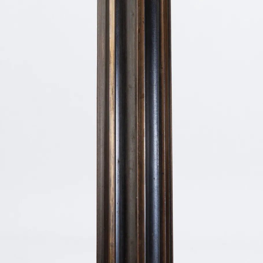 New Pamono Telescopic Floor Lamp with Fluted Stem, 1950s