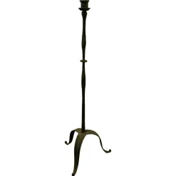 Outlet Pamono 19th Century Blacksmith Made Gothic Wrought Iron Floor Lamp, 1880s