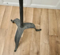 Outlet Pamono 19th Century Blacksmith Made Gothic Wrought Iron Floor Lamp, 1880s