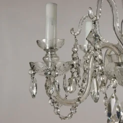 Clearance Pamono 20th Century Bohemian Crystal Chandelier