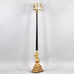 Sale Pamono 19th Century Bronze Floor Lamp, France