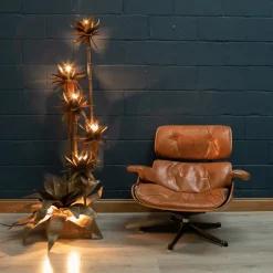 Sale Pamono 20th Century French Palm Floor Lamp by Maison Jansen, 1970s